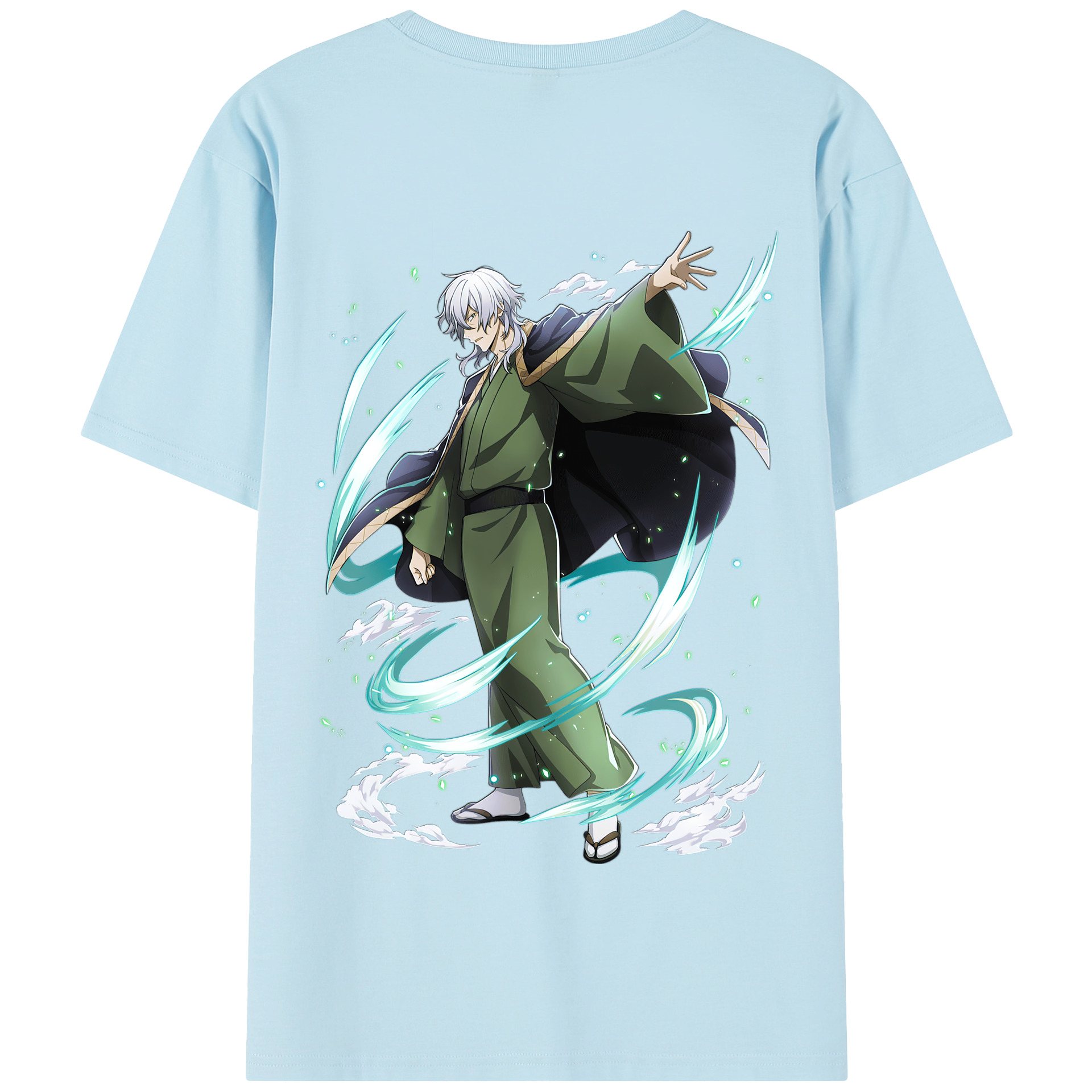 （画像用） 文豪ストレイドッグス Bungo Stray Dogs 綿100％半袖Tシャツ（背面プリント）